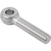 KIPP Eye Bolt Without Shoulder, M6, 73 mm Shank, 6 mm ID, Stainless Steel, Bright K1418.10680